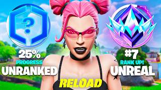 I Tried Hitting UNREAL Rank In 24 HOURS! (Fortnite Reload)
