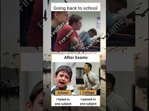School vs College #memes #funny #funnymemes #shorts #entertainment