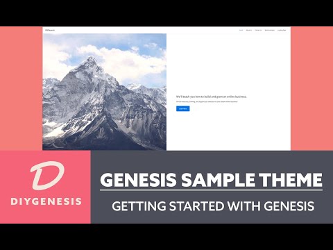 Genesis Sample Theme StudioPress 2020 - Getting Started With Genesis