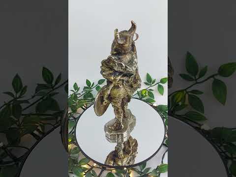 🛡️ Own a Piece of Norse History! Vintage 2kg Brass Viking Warrior Figurine ⚔️