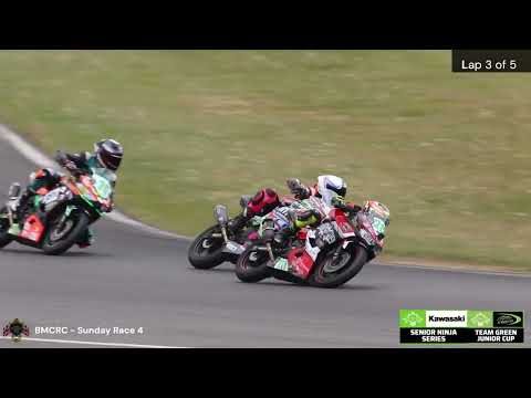 Round Three - BEMSEE - Kawasaki Team Green Junior Cup - Race 3