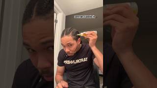 Only Way I Can Maintain My 4c Hair 😂 #4chair #cornrows #protectivestyles #blackhair