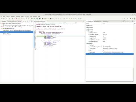 Textual Debug for Apache Camel with Eclipse Desktop