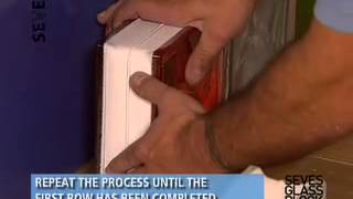 SEVES Quicktech -  Installation system for straight glass block walls