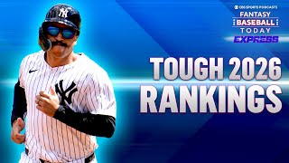 4 Tough Players to Rank in 2026! Buy Trent Grisham? | Fantasy Baseball Advice