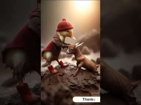 Batak and bakri ki dosti🥰#aishorts #ai#shortvideo #cartoon #ai