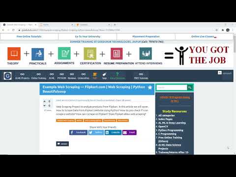 Web Scraping Flipkart website using Python Beautifulsoup library