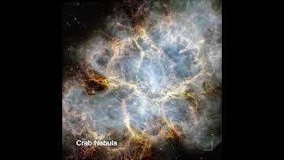 Two Views of the Crab Nebula - Hubble and James Webb Space Telescopes