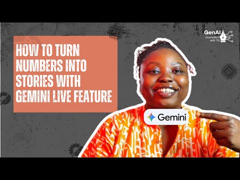 How to turn numbers into stories with Gemini Live feature