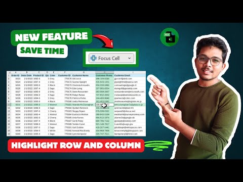 New Excel Feature: "Focus Cell" to Boost Productivity Now! | Conditional Formatting in Excel