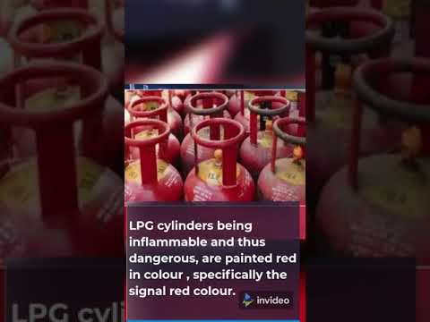 Why LPG cylinder is RED? #shorts