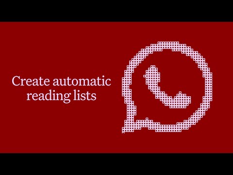 WhatsApp automations | Save resources from WhatsApp into a reading list