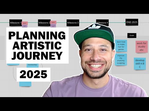 Planning your artistic journey for 2025 - Map your future