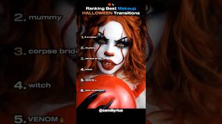 Ranking The Best MAKEUP Halloween Transitions🎃👻