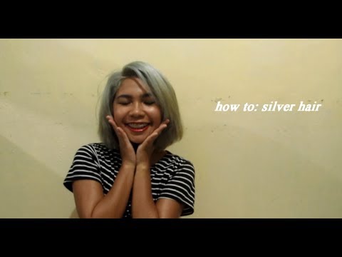 silver/granny/gray hair for 1000 pesos (bleach, dye & maintenance) || Philippines