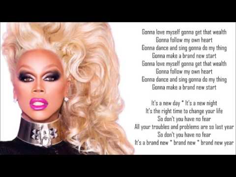 Brand New Year ✨ RuPaul "ft" Siedah Garrett ✨ Happy New Year❣❣❣