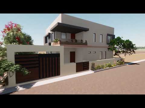 60X40 HOUSE PLAN WITH CAR PARK, SHOP AND MINI GARDEN