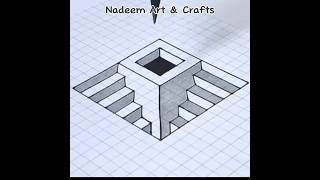 Simply 3D calligraphy ➡️ #art #easydrawing #shorts #learnstepbystep #viralshort #fypage #fyp