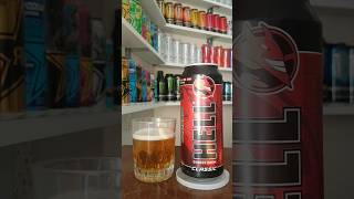 HELL energy classic taste test.