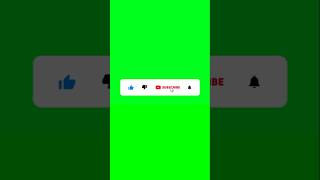 Green Screen Like and Subscribe Button (No Copyright) | Bell Icon #shorts #subscribe