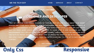 Responsive css website in just 10 minutes