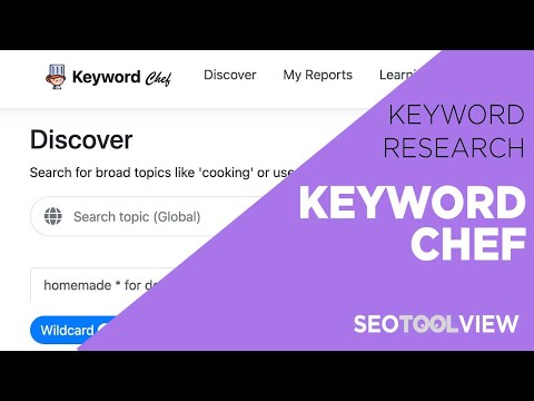 Keyword Chef Keyword Research Tool Overview