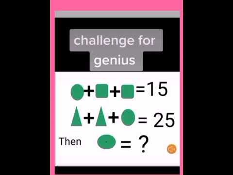 mathematics .challenge for genius .math puzzle #mathchallenge #mathpuzzle #mathlovers