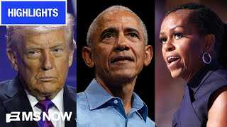 MS NOW anchors react to Trump’s racist Obamas video post