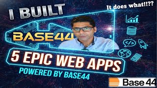 5 Epic Web Apps Built on Base44 No Code Required | Tutorial and Overview