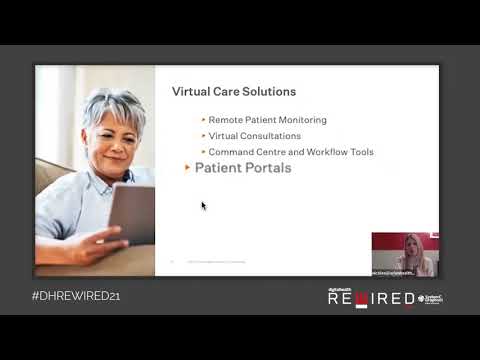 Nicole Allan, Product Director for Engage presenting at Rewired event 2021