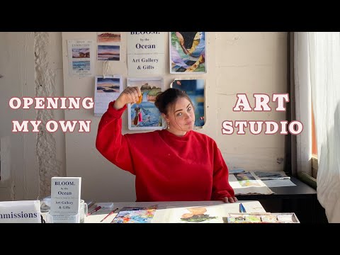 OPENING MY OWN ART GALLERY AT 20 YRS OLD