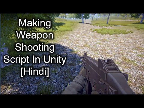 How to make weapon Shoot in unity | Unity Hindi tutorials | Unity FPS game series Part 3