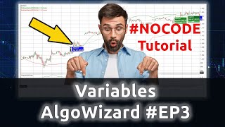 Convert Your Ideas Into Working Trading Robot Without Coding - AlgoWizard Tutorial - Variables #EP3