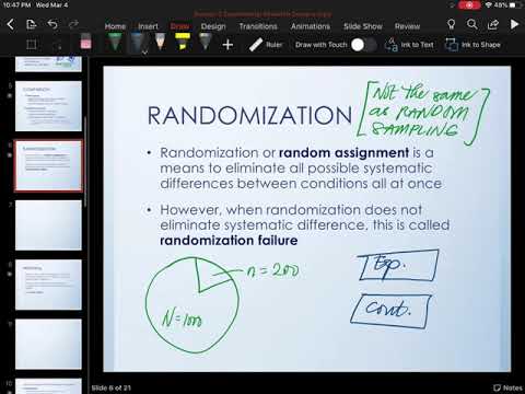 Experimental Psych (Part 3)  Randomization