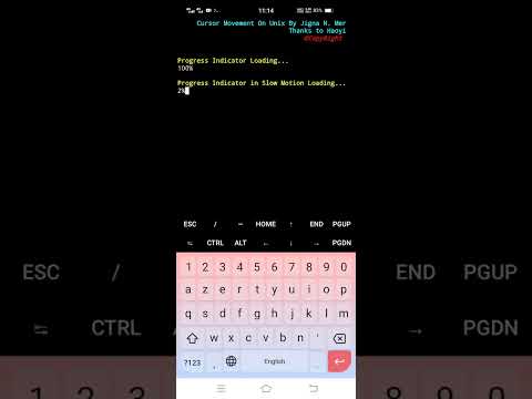Cursor Movement on Unix by Jigna N. Mer