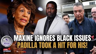Sen. Alex Padilla Tackled By Secret Service For His People, Rep Maxine Waters Defends Other Groups
