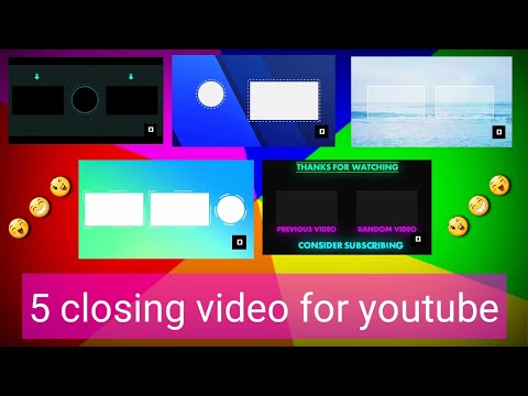 5 CLOSING VIDEO FOR YOUTUBE..😄