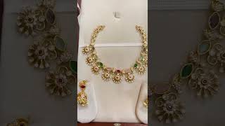 unique design "multicolored flower" necklace. 𝐏𝐫𝐢𝐜𝐞 1270 𝐫𝐬 #jewellerycollection #newarrivals2025.