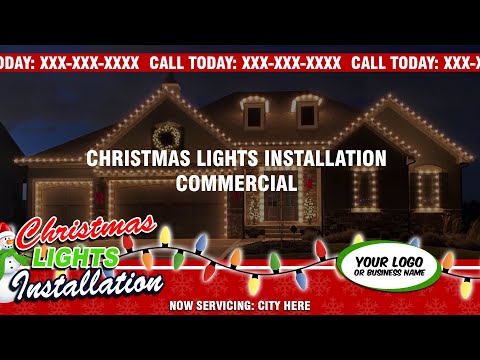 Christmas Lights Service   Video 1   Product 1