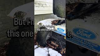 Saving two vintage lawn tractors this season 🔧 #ford #montgomeryward #lawntractor #restoration #diy