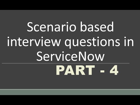 #4 Scenario based Interview questions in #servicenow | #scriptinclude | Part -4