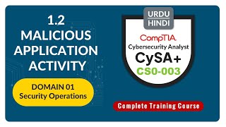 Malicious Application Activity - CompTIA CySA+ (CS0-003) - 1.2