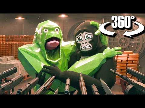 WORST BANK ROBBERY EVER 360° VR Gorilla Tag X Animal Company