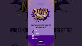 Who is known as the father of the world wide web? #shorts #quiz #quiztime