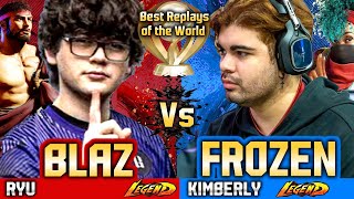 🔥SF6 Ryu (BLAZ vs Frozen)🔥Kimberly ▰ Street Fighter 6 Gameplay High Level