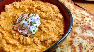 Fork Yeah!! Cajun Chicken Sweet Potato Soup with Naan Bread