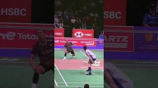 Speed, Power, Precision – Christie & Zii Jia's Intense Exchange!  #popular #shuttlesmash #leeziijia