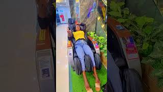I went out for a chair massage… #shortvideo #regularblackgirl