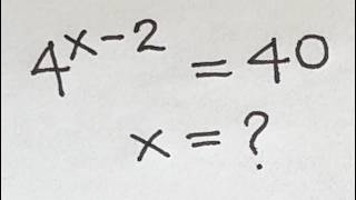 Solve for x in this nice exponential equation | Math Olympiad Mathematics