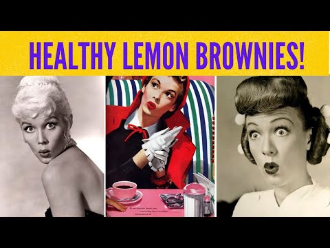 Healthy Lemon Brownies Recipe | #springcake2021